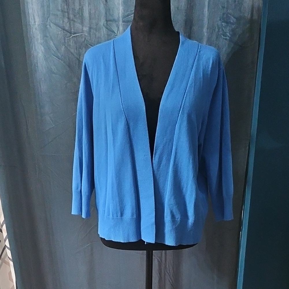 Aamilife - 3/4 Sleeve Open Cropped  Cardigan - NWT XL